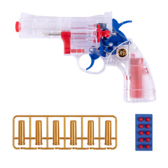 FESVASDEE package contents image featuring darts and blaster ready for gifting.