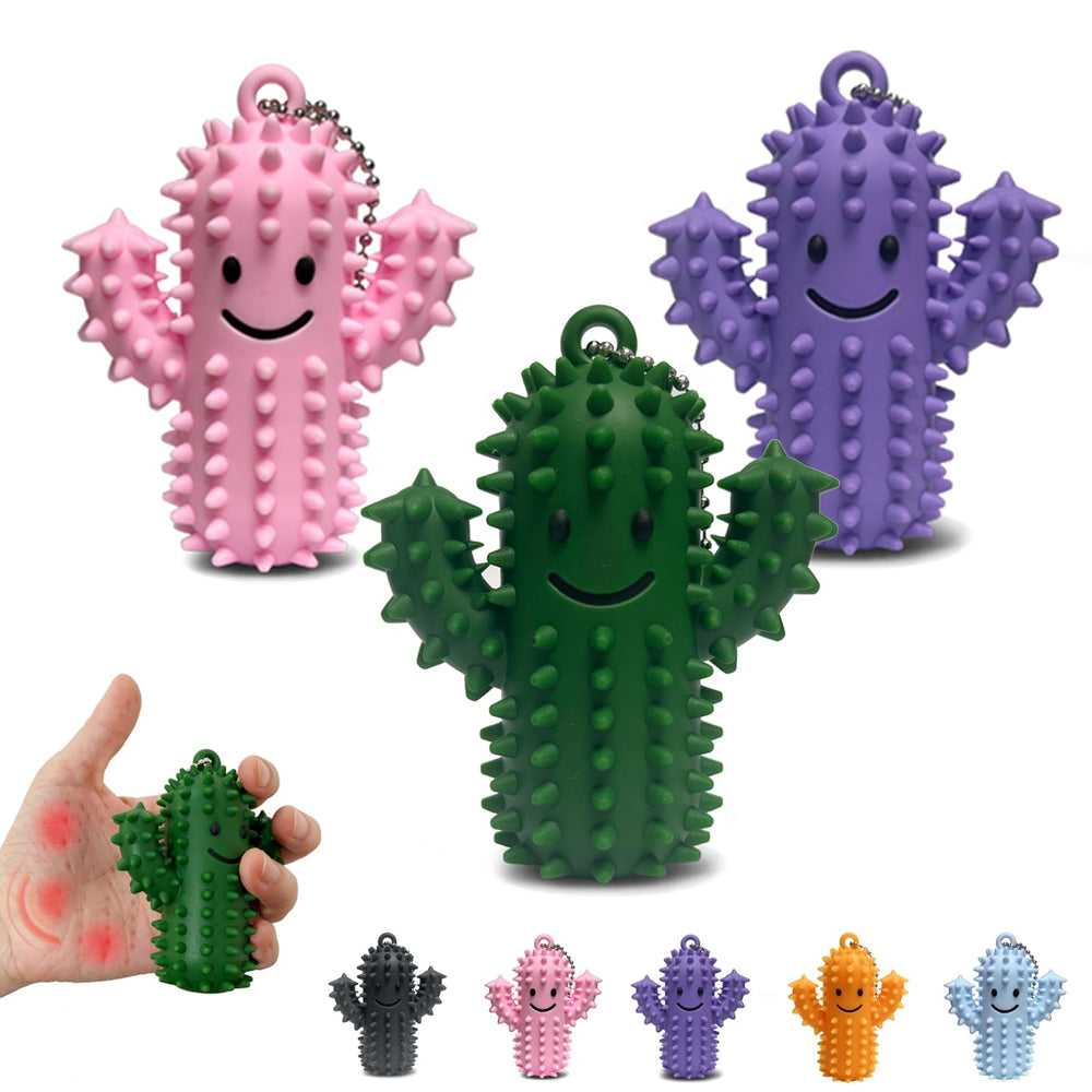 FEWOVUZ cactus shape spiky tips 3-pack for calming sensory stimulation.