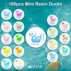 FEXIA regular ducks in a miniature display for landscapes and scenes