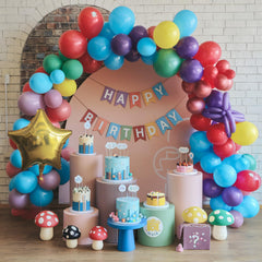 FEYG balloon kit suits birthdays, graduations, weddings, and seasonal festivities with color-rich flair.