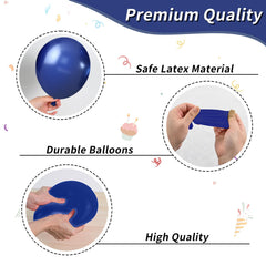 FEYG metallic midnight blue balloons for premium accents.