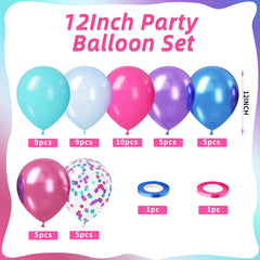 FEYG metallic purple balloon close-up showing rich color for festive vibes.