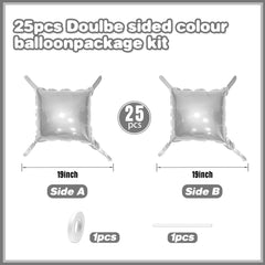 FEYG square-foil-balloons-wall-kit assembly demonstrates simple backdrop creation