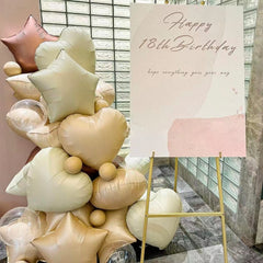 Fezava cream balloons for romantic balloon arches