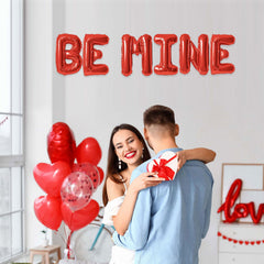 Fezava BE MINE ceiling-hanging balloons add a playful accent to kid-friendly parties.
