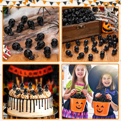 FFNIU mini skulls for shelf, table decor, or prank setups