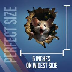 FHJ realistic hole decal with crisp shading for depth and charm.