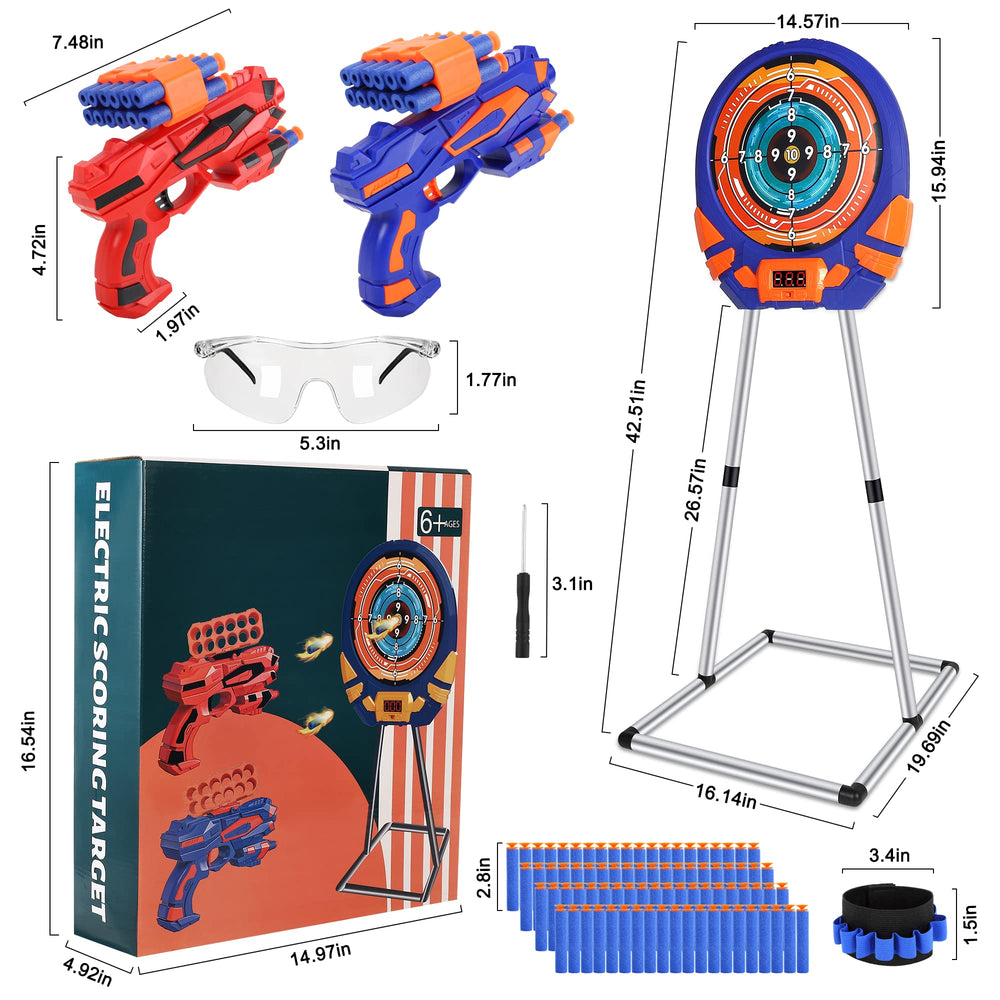 Kids enjoying action-packed Nerf play with the Fibevon target system.