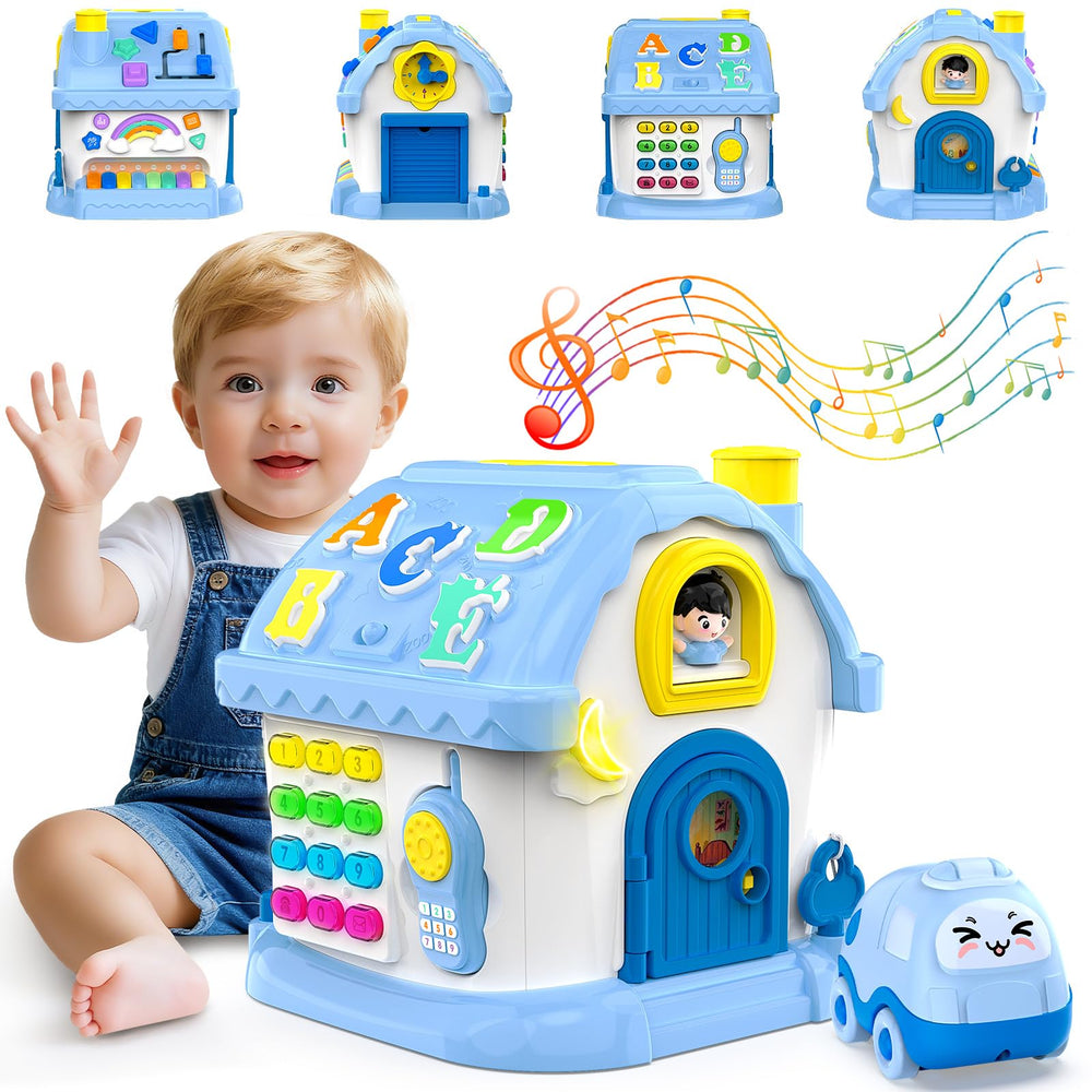Fidecexv Montessori House with open door promotes interactive play and early motor skills.