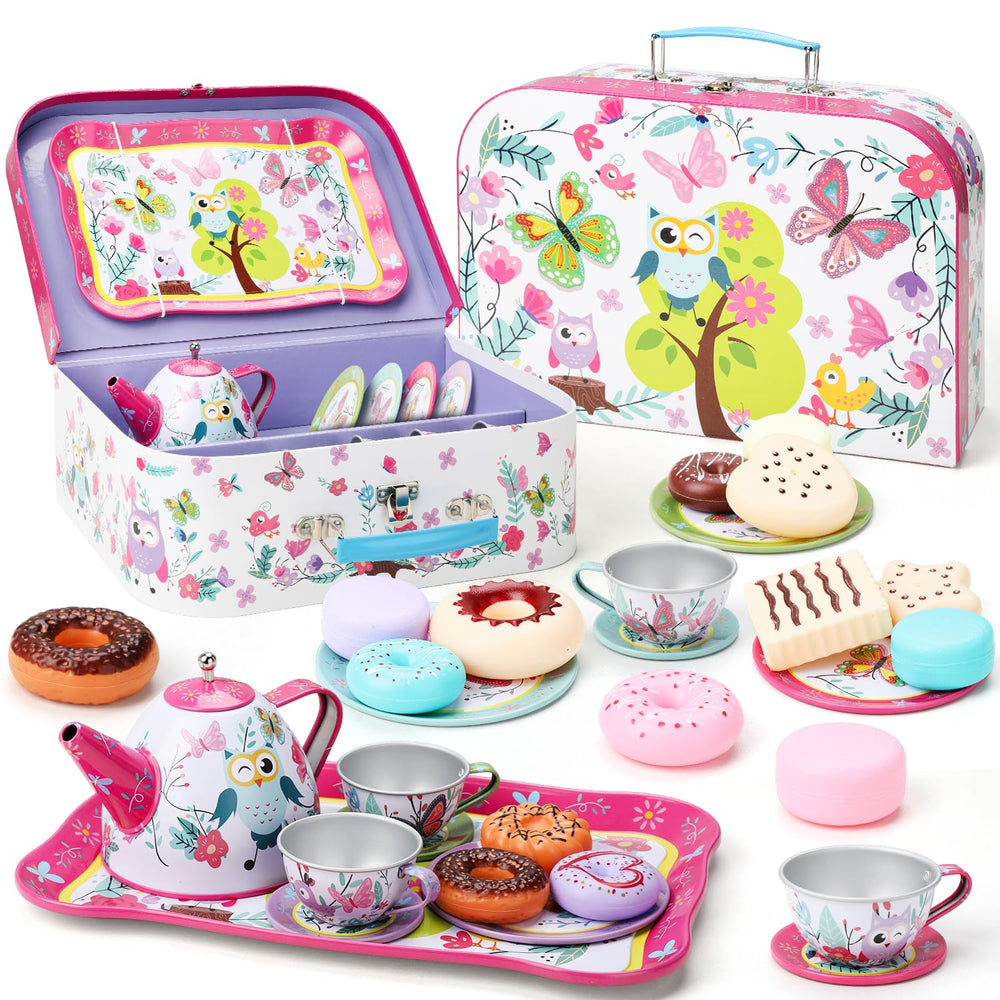 Fiderix Premium Tea Party Set cups for toddlers, easy to handle and fun for shared play.