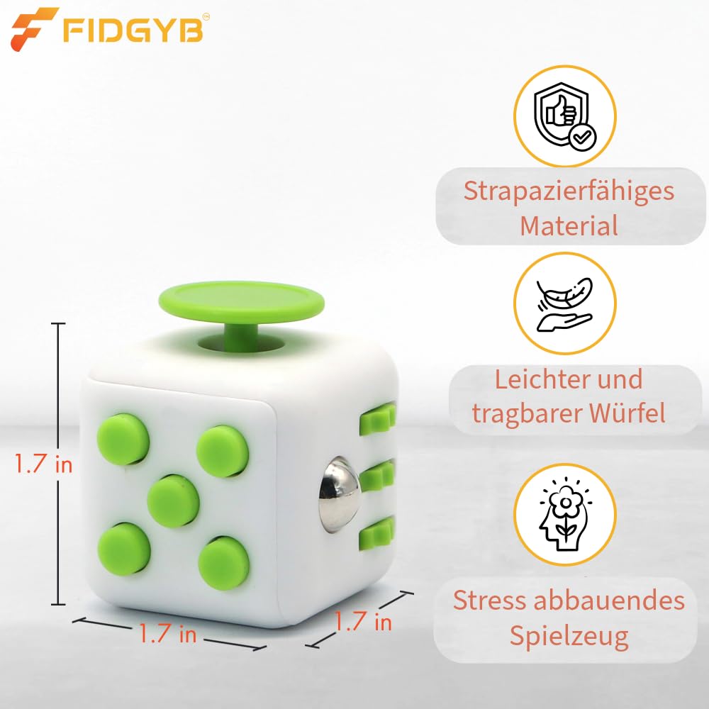 FIDGYB Cube makes a thoughtful gift for birthdays or holidays.