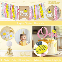 Fiesec Daisy Foil Balloons add cheerful accents to the dessert area.