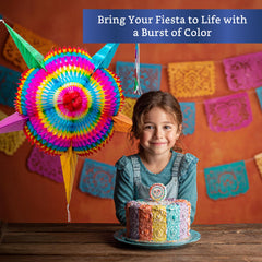Fiesta Wraps foil streamers create dynamic movement and sparkle.