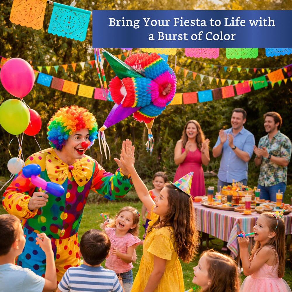 Fiesta Wraps pinata star 26in artisan craft conveys handmade charm