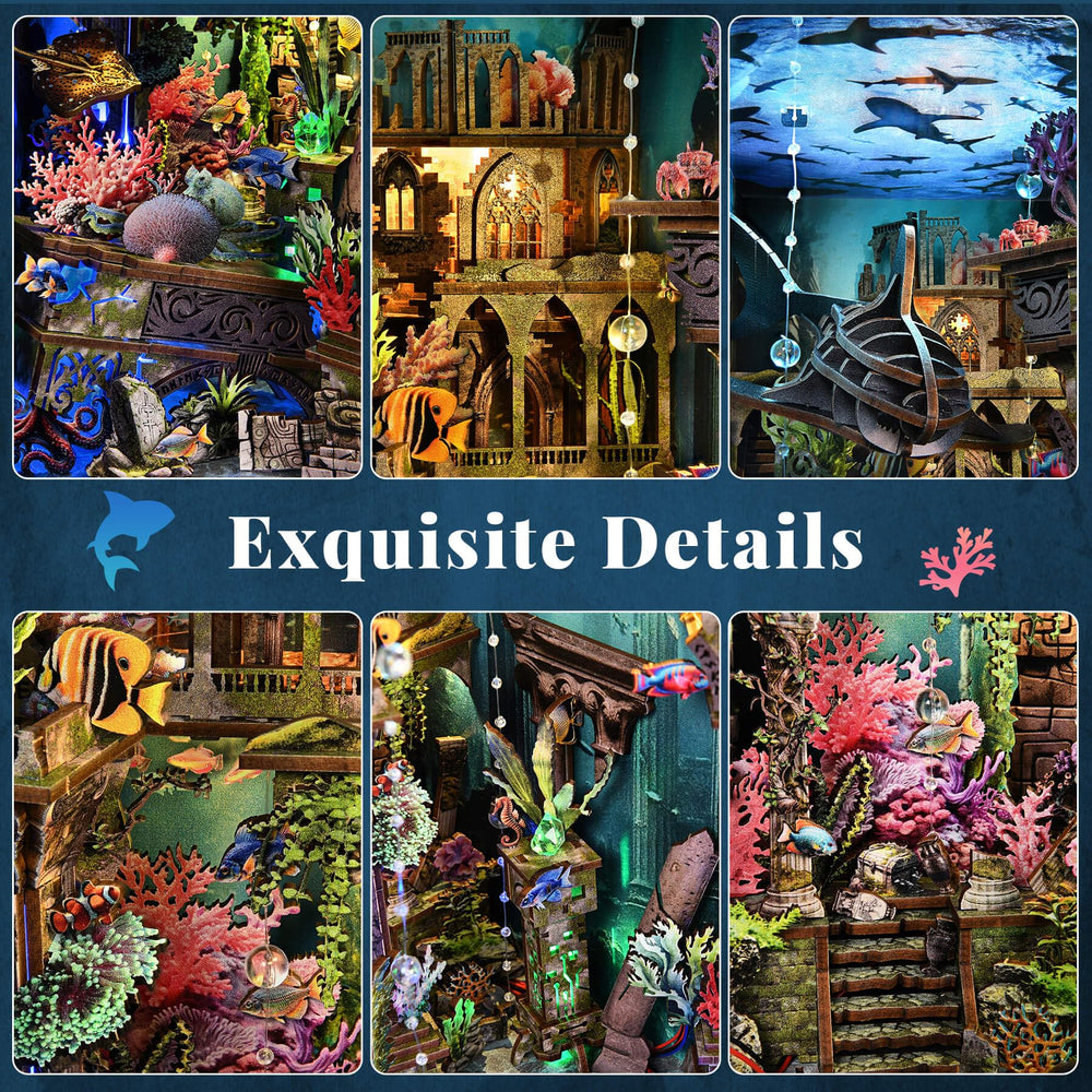 Fifijoy coral reef miniature adds color to your desk or shelf.