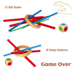 Figetget color sticks in bright hues help color and size recognition.