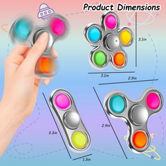Figrol central bearing enables smooth spins and quiet focus during tasks.