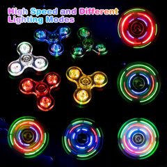 FIGROL LED spinner with multicolor lights for eye-catching play.