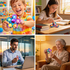 Figrol Valentines gift idea spinners for tactile fun
