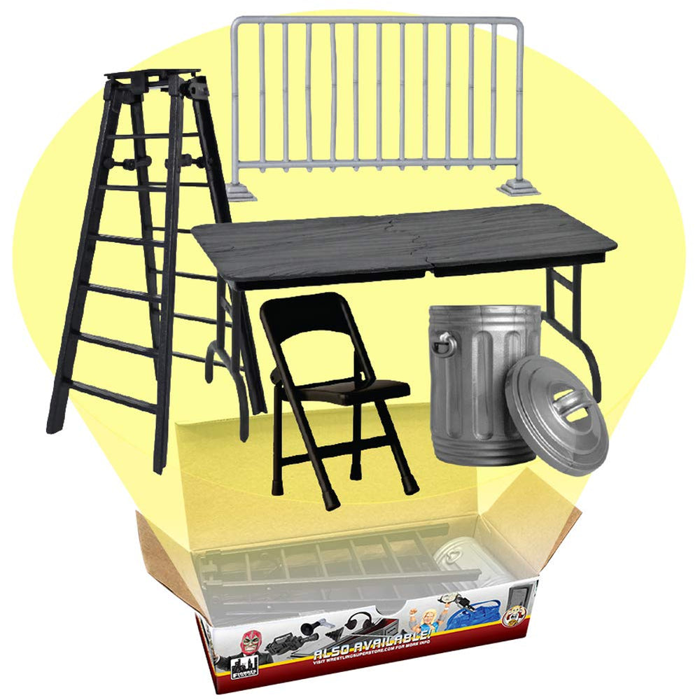 Figures Toy Company ladder for dramatic wrestling action figures