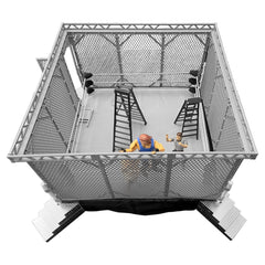 Figures Toy Company steel cage assembly directions help set up quickly and easily.