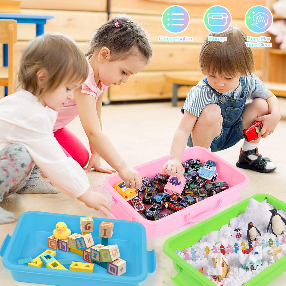 FIIOEOY portable sandbox toy eases travel and on-the-go play.