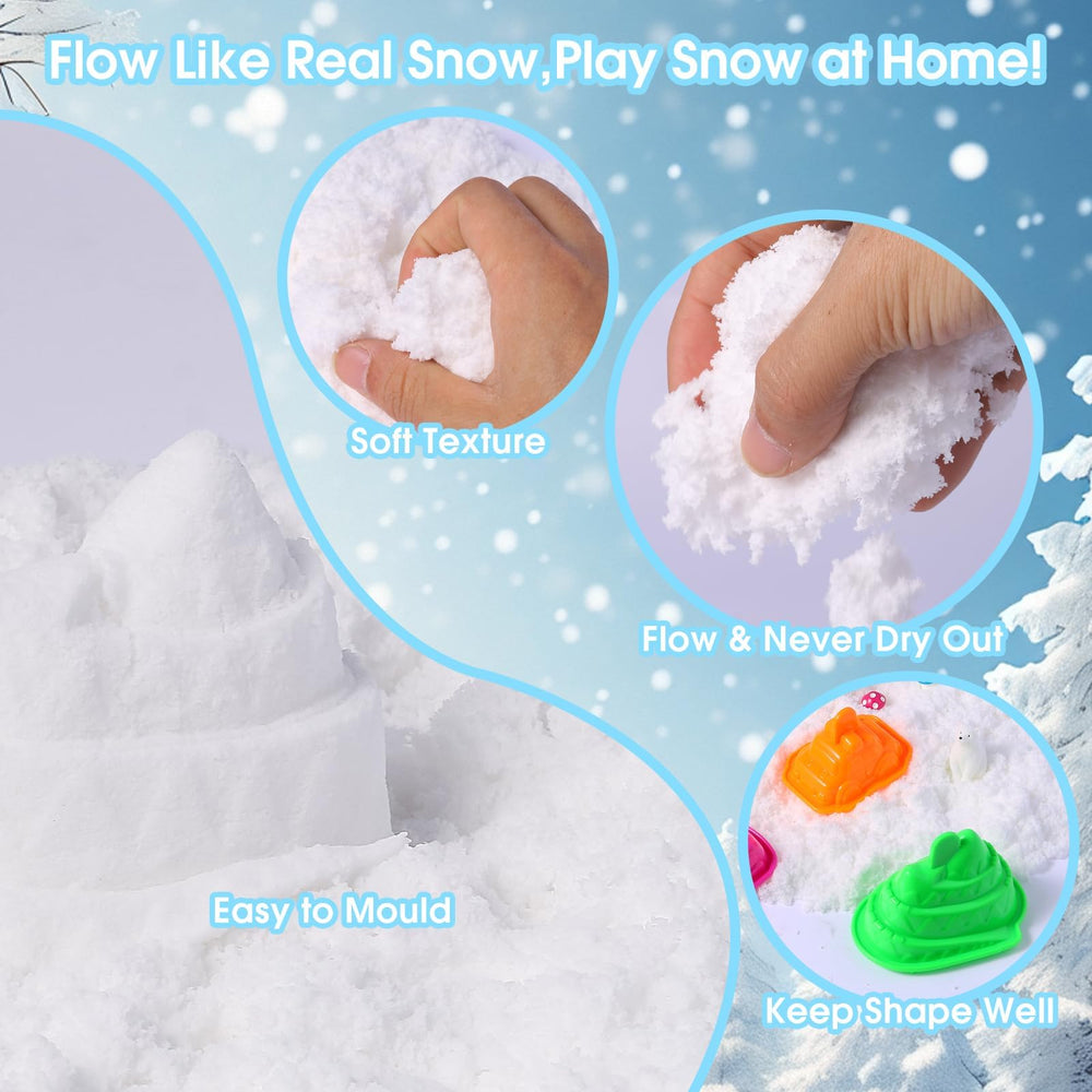 FIIOEOY Snow penguins and polar bears support storytelling and animal recognition.