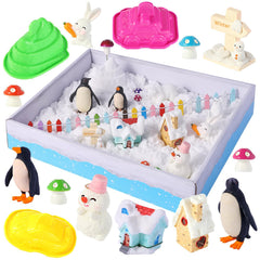 FIIOEOY Snow rabbit adds a cute focal point for scenes and exploration.