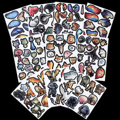 Filigree Fox Design cryptid magnets claws: durable pieces for fearless fridge adventures.