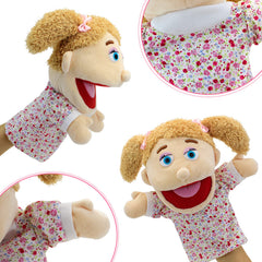 FIMIGID family puppet grandfather for intergenerational storytelling and role play