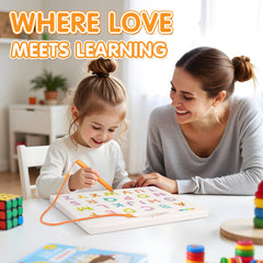 FINDMAG double-sided magnets close-up showcasing versatile writing practice