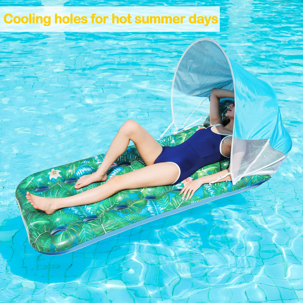 FindUWill durable vinyl pool float designed to resist punctures and last longer