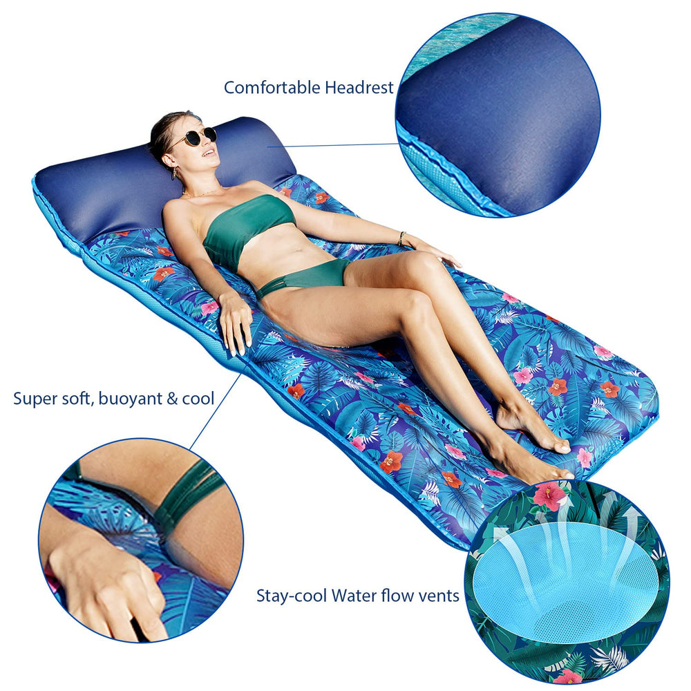 FindUWill premium vinyl inner chamber ensures durable, long-lasting pool lounging