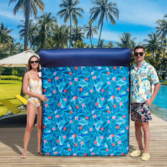 FindUWill road-trip-ready float fits in car trunks for versatile outdoor rests.