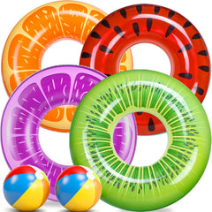 FindUWill watermelon pool tube for fun and safe pool flotation.