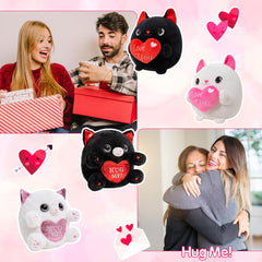 Finebee soft plush cat fabric offering a gentle touch and skin-friendly comfort.