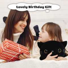 Finebee weighted cat plush vacuum-sealed pack encourages easy unboxing