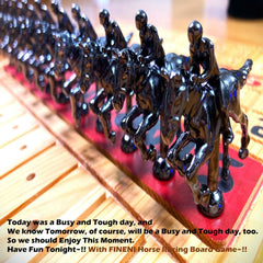 FINENI colorful metal horses miniatures for vibrant races and display.