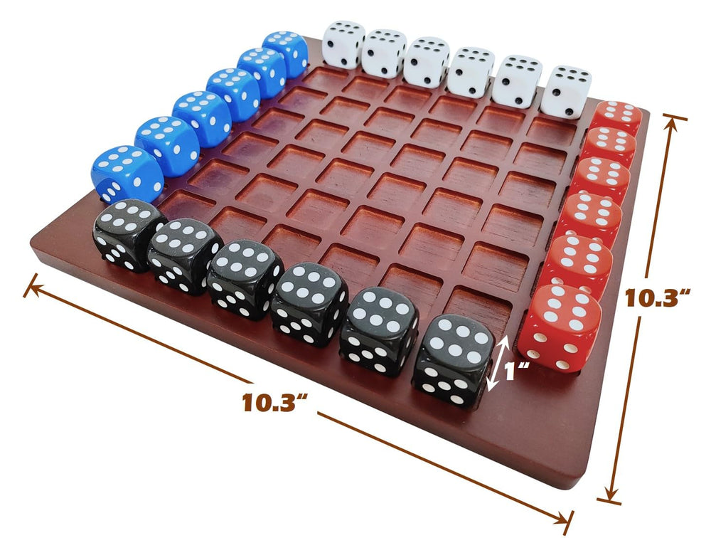 FINENI Dice Battle 2–4 player layout perfect for family game night.