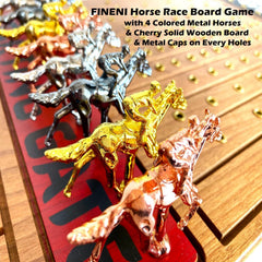 FINENI silver horses deliver sleek contrast for competitive rounds.