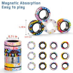 Finger Rock colorful fidget rings for calm, desk-ready focus and fun