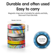 Finger Rock magnetic rings durable ABS design with safe rounded edges.