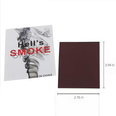 Finger Smoke Trick Set instruction card with clear steps for learning