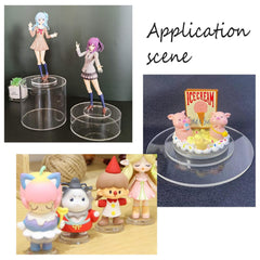 FINGERINSPIRE round base supports miniature figures on display