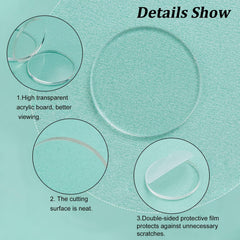 FINGERINSPIRE white film protection keeps discs safe during handling