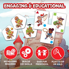 Fireside Games My First Castle Panic offers quick 20-minute rounds for busy families