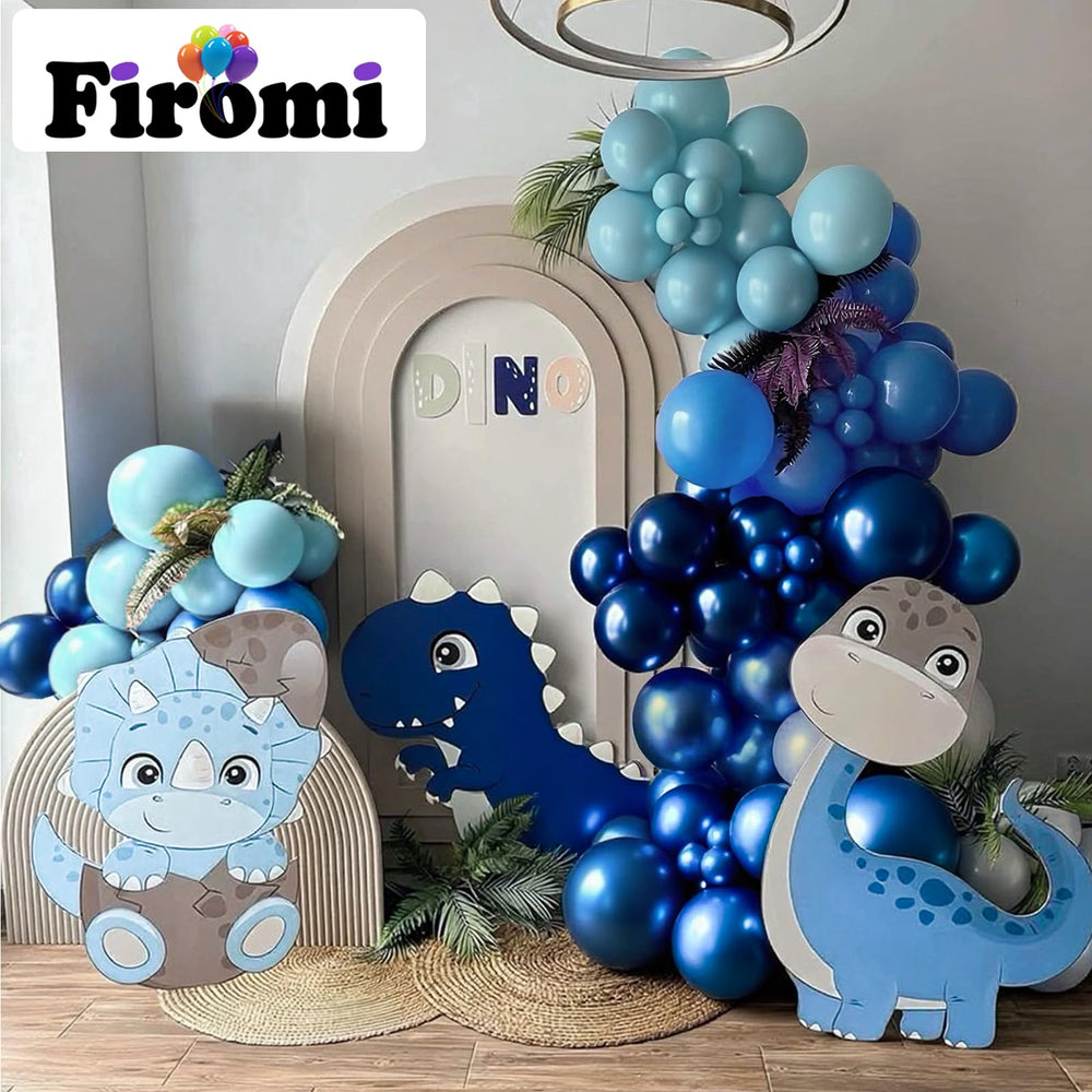 Firomi balloon arch ideas with blue balloons for seamless celebrations.