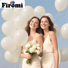 Firomi beige balloons for indoor or outdoor party decorations