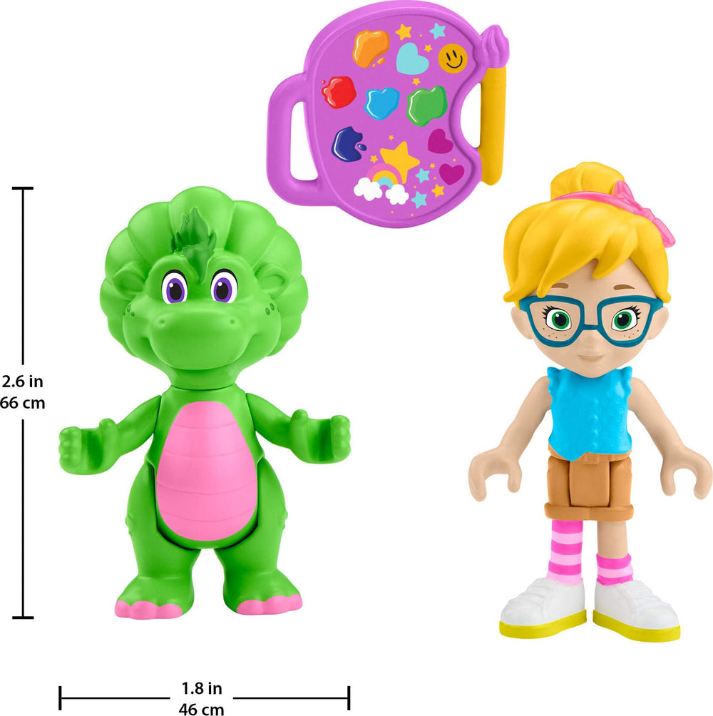 Fisher-Price Barney's World 3-piece set supports creative play for ages 3+.