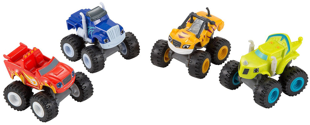 Fisher-Price Blaze Stripes truck ready for action-packed racing play, sparking imaginative stories